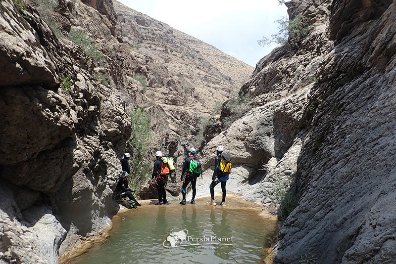 Aradel Canyon, Aradel, Qazvin, Canyoning Team