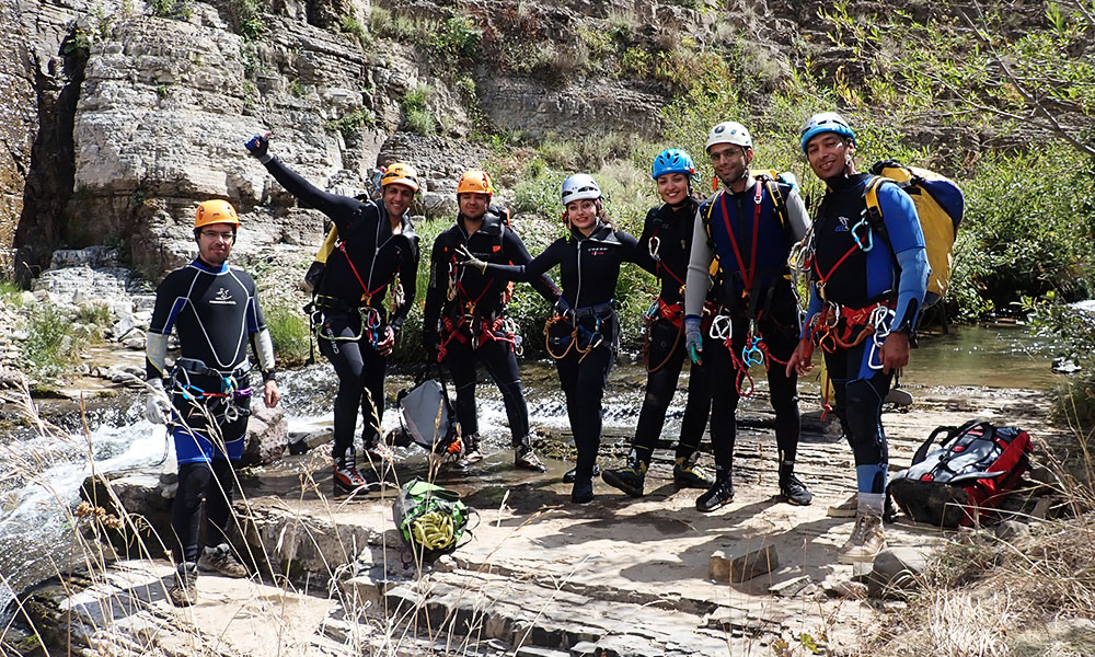 Canyon Canyoning Tour guide in Iran
