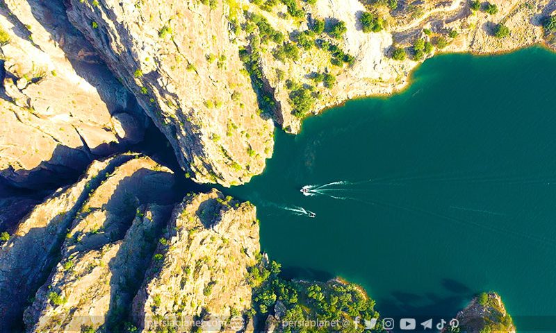 Tang-e Qasemi Canyon in Karun 3 Dam