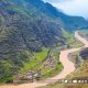 Tang 5 train station and Sezar river, Lorestan